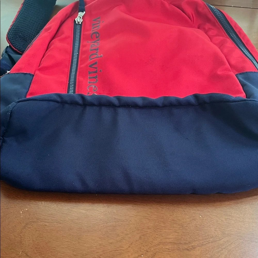 Vineyard Vines Bold Red and Navy Backpack